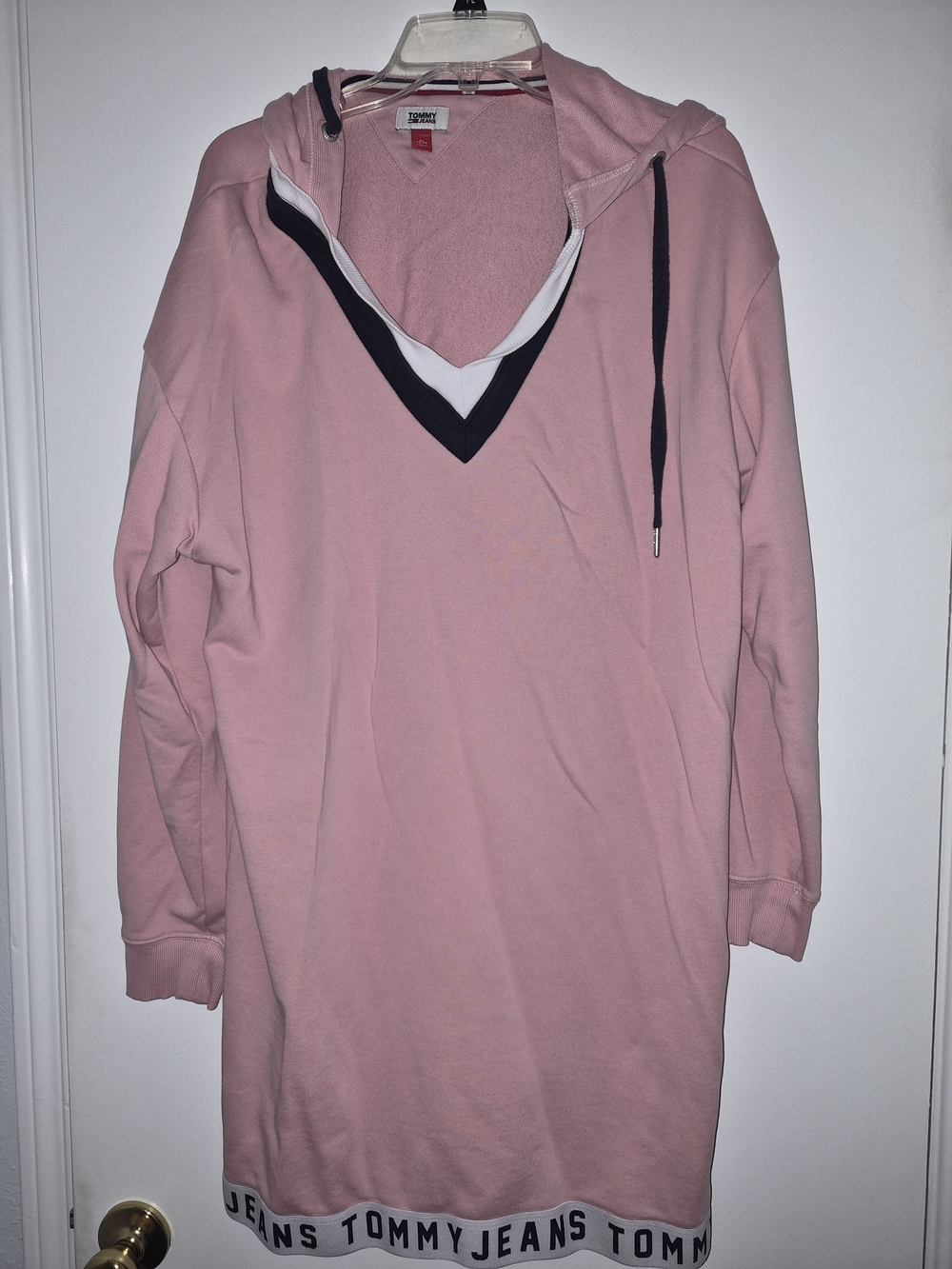Tommy Hilfiger Pink Sweatshirt with Signature Trim